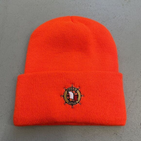 NOBRA PILOTS Beanie Winter Hat Orange - OSFM - - Picture 1 of 2